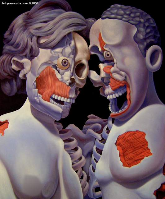 "Keep Each Other Happy", 24" x 18", Oil on Canvas, ©2009.